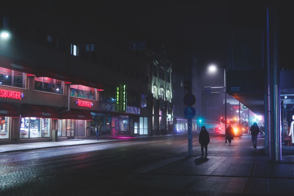 夜の移動（B）